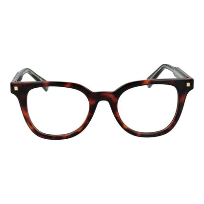 Eyeglasses Frames by Polaroid for women in cellulose propionate and brown showcases a refined silhouette, detailed with a brown coloured frame finish and a sophisticated full-frame frame design.