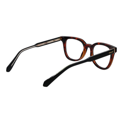 Eyeglasses Frames by Polaroid for women in cellulose propionate brown features a refined silhouette, showcasing a refined brown coloured frame and full-frame frame design for a sophisticated, premium look.