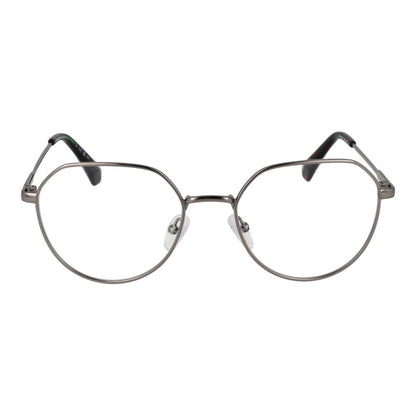 Eyeglasses Frames by Polaroid for unisex in metal gray features a refined silhouette, showcasing a refined gray coloured frame and full-frame frame design for a sophisticated, premium look.