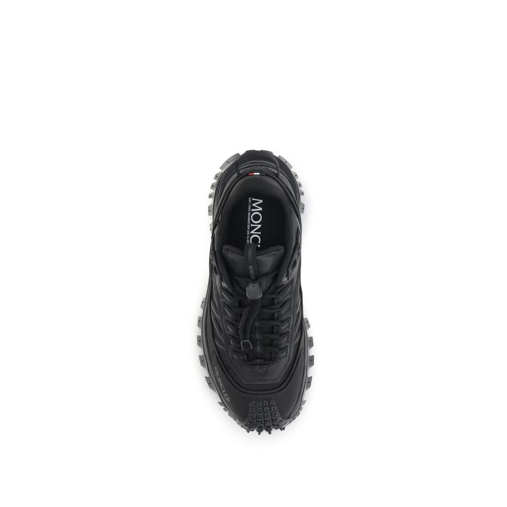 Athletic Sneakers Moncler women black & print featuring a avant-garde Women's Low Top Bos Taurus Calf Leather & Polyester Athletic Sneakers design with a avant-garde low-top style for a refined finish.