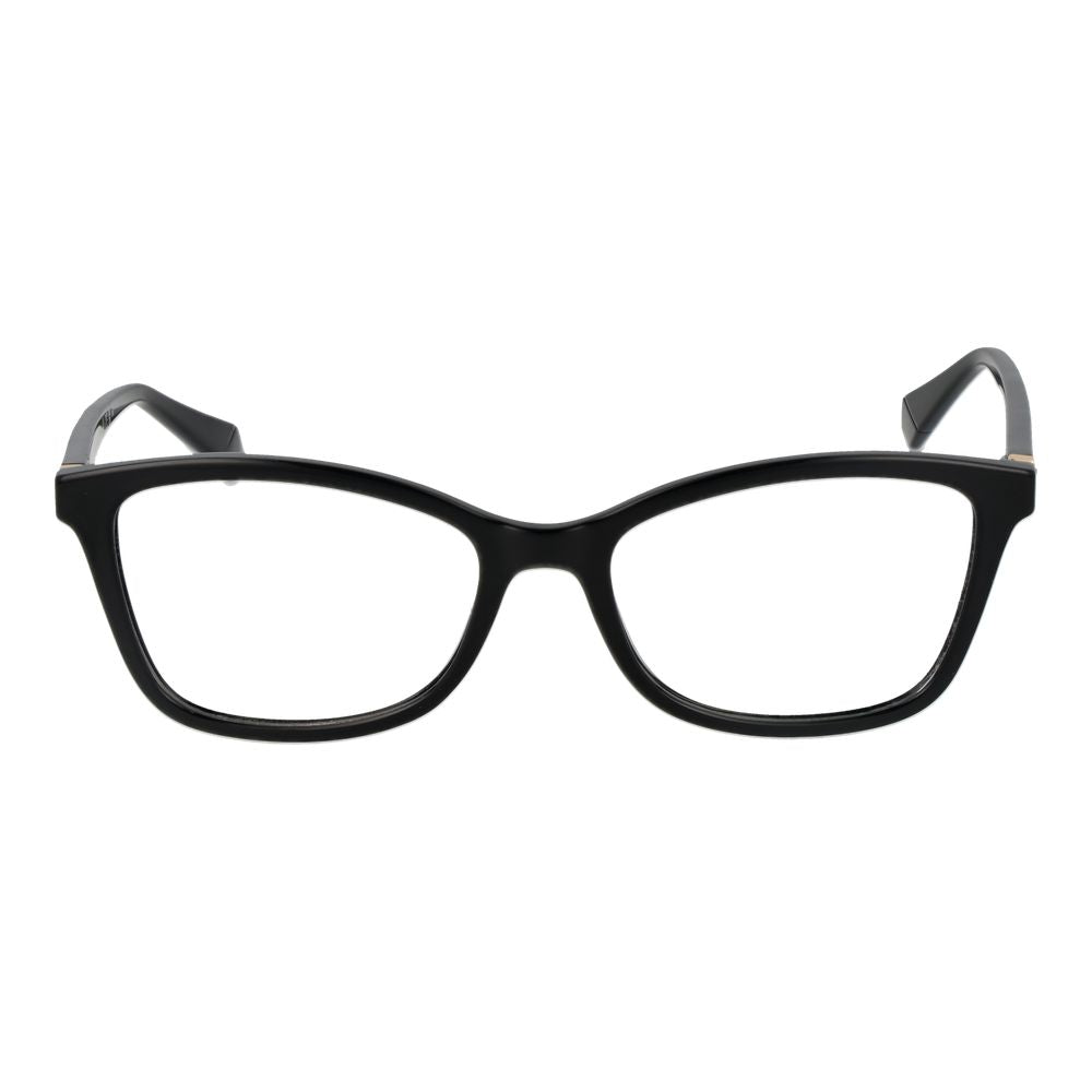 Eyeglasses Frames by Polaroid for women in polyamide black features an refined silhouette, showcasing the refined black coloured frame and sophisticated full-frame frame design.