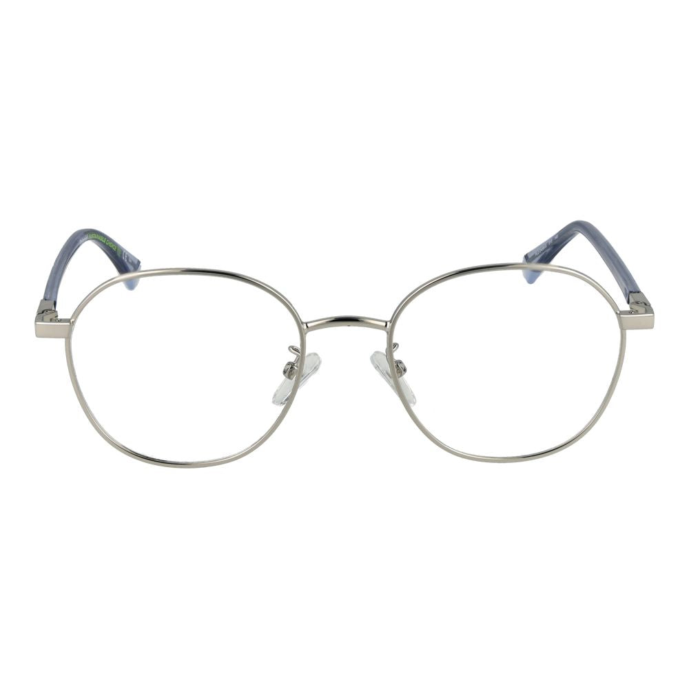 Eyeglasses Frames by Polaroid for unisex in metal and silver showcases a refined silhouette, detailed with a silver coloured frame finish and a sophisticated full-frame frame design.
