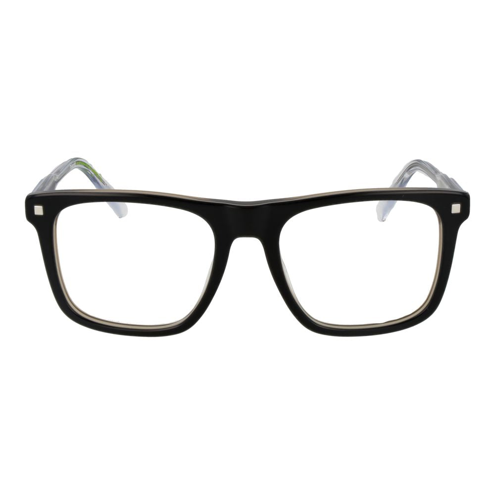 Eyeglasses Frames by Polaroid for men in acetate black showcases a refined full-frame frame design with a refined black coloured frame finish for a refined and sophisticated look.