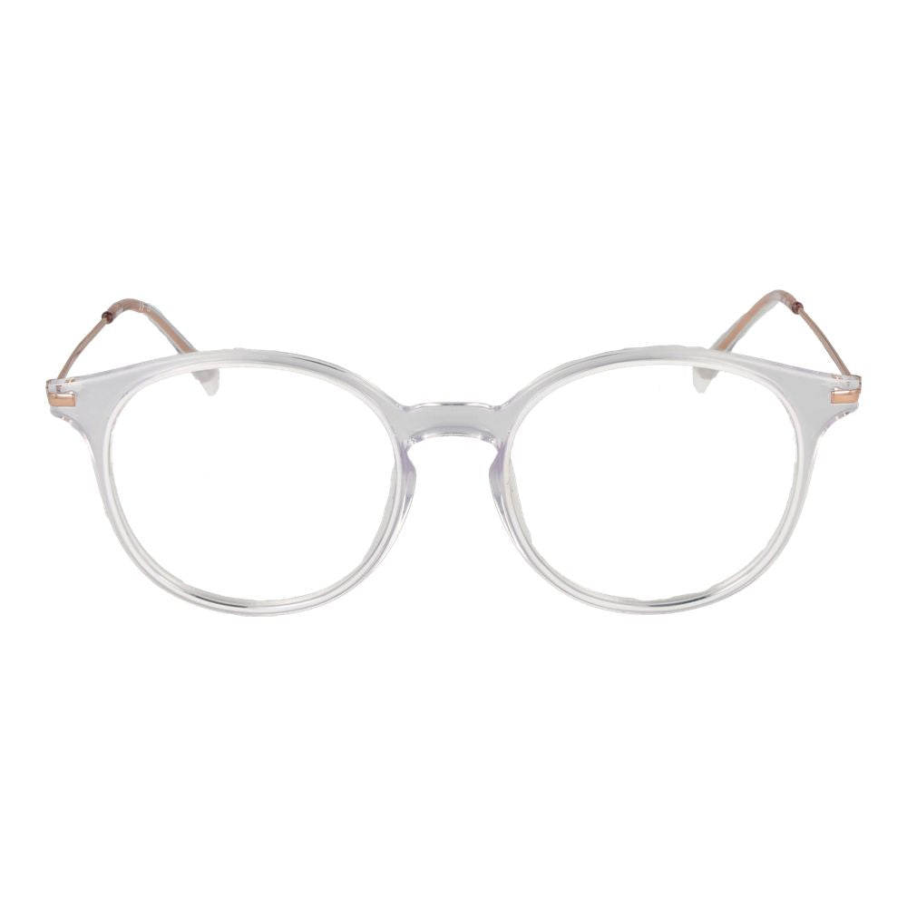 Eyeglasses Frames by Polaroid for unisex in polyamide white features a refined silhouette, showcasing a refined white coloured frame and full-frame frame design for a sophisticated, premium look.