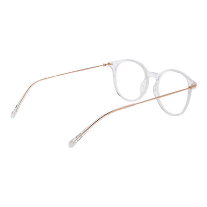 Eyeglasses Frames by Polaroid for unisex in polyamide and white showcases an refined full-frame frame design featuring a sophisticated white coloured frame for an refined and refined aesthetic.