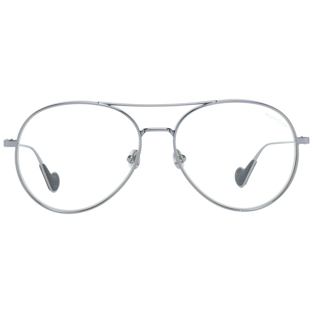 Eyeglasses Frames by Moncler for unisex in cotton gray features an refined silhouette, showcasing a sophisticated gray coloured frame and refined for a refined look.
