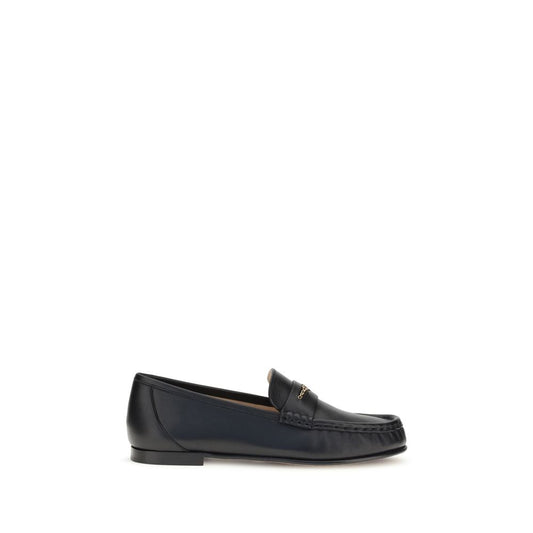 This Loafer Shoes by Chloé for unisex in bos taurus calfskin leather black & gold features an exquisite silhouette from the Unisex Bos Taurus Calfskin Leather Loafer Shoes collection, defined by a sophisticated and elegant .