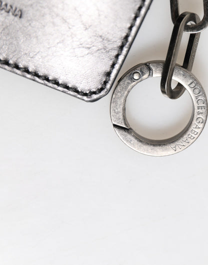 Cardholder Wallet by Dolce & Gabbana for men in horse leather black features a streamlined silhouette, showcasing the streamlined Horse Leather Cardholder Wallet design with sophisticated card-organization for a premium look.