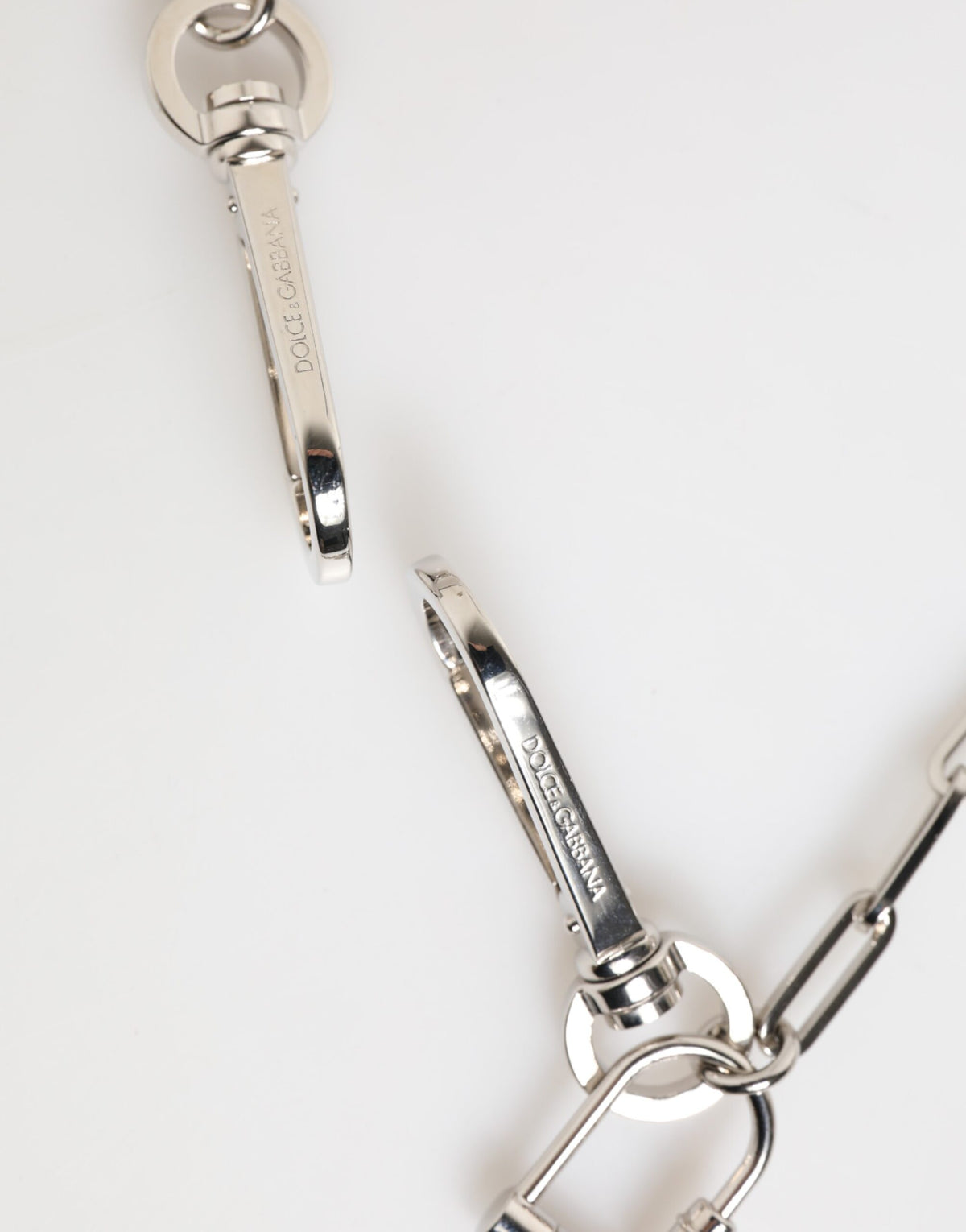Dolce & Gabbana Men's Brass Silver & Zamak Necklace - Silver