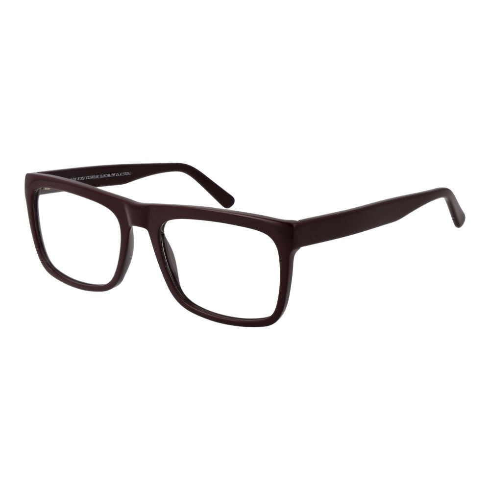 Eyeglasses Frames by Andy Wolf for unisex in acetate and brown showcases an refined full-frame frame design featuring a sophisticated brown coloured frame for an refined and refined aesthetic.