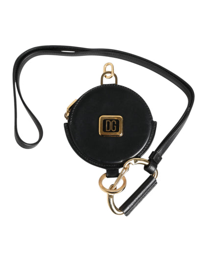 Wallet by Dolce & Gabbana for men in calf leather black showcases a refined silhouette, artfully detailed with the signature style of the Calf Leather Wallet and functional coin-purse.