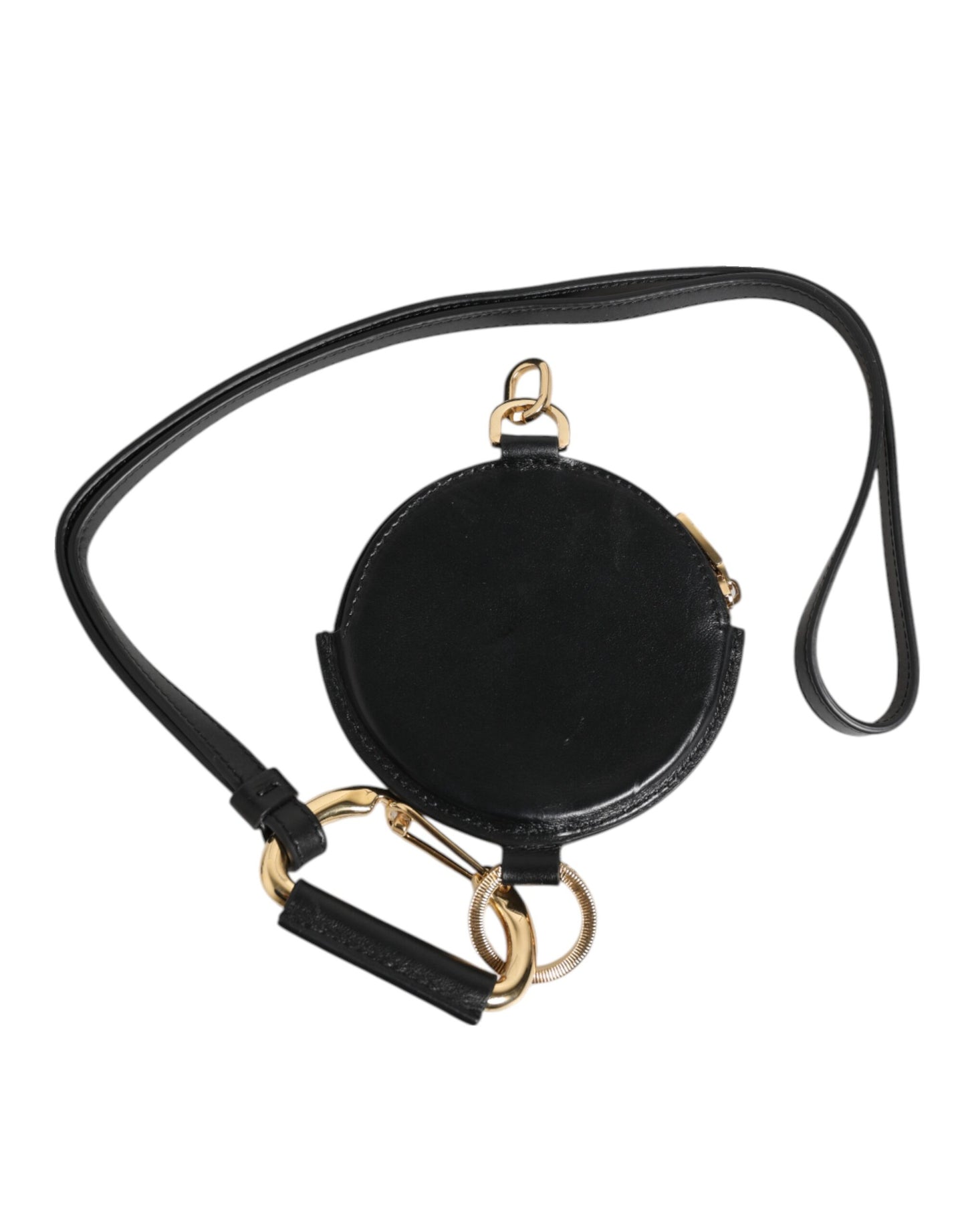 Wallet by Dolce & Gabbana for men in calf leather black showcases a refined silhouette, artfully capturing the essence of the refined Calf Leather Wallet design with functional coin-purse.