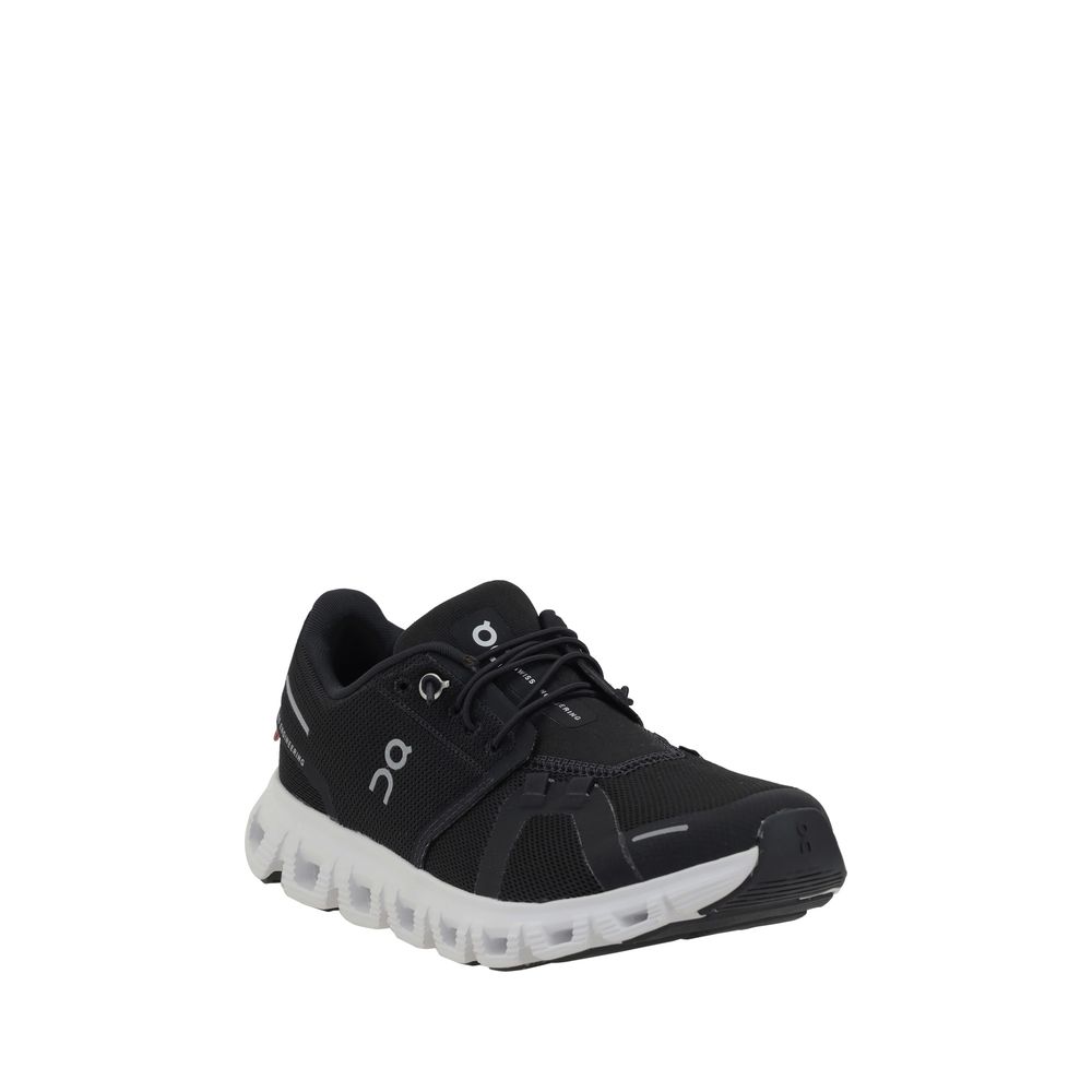 Sneakers by ON for women in polyester & rubber black & white features an fashionable silhouette, showcasing the premium Women's Fashion Polyester & Rubber Sneakers in a fashionable fashion style that offers a fashionable finish for refined style.
