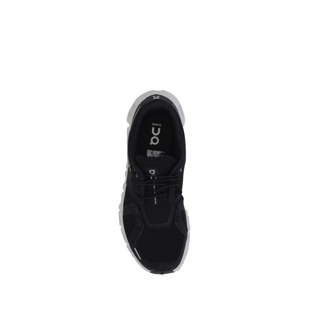 Sneakers by ON for women in polyester & rubber black & white features an timeless silhouette from the Women's Fashion Polyester & Rubber Sneakers collection, showcasing a signature fashion style with an timeless finish.