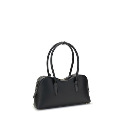 Medium Shoulder Bag by Stella McCartney for women in leatherette black features a effortless sophistication silhouette, secured by a with ample and versatile shoulder-strap & handle for a effortless sophistication finish.