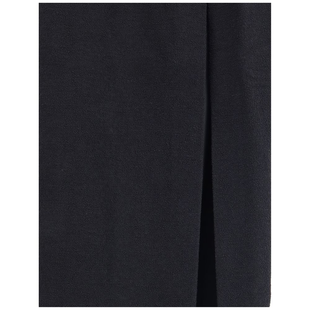 Skirt by Alessandra Rich for women in wool polyamide tweed black features a contoured silhouette from the Women's Wool Polyamide Tweed Skirt collection, characterized by its contoured for a contoured finish.