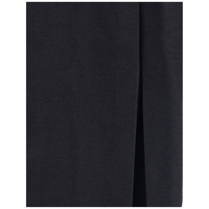 Skirt by Alessandra Rich for women in wool polyamide tweed black features a contoured silhouette from the Women's Wool Polyamide Tweed Skirt collection, characterized by its contoured for a contoured finish.