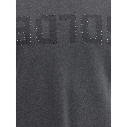 T-Shirt by Golden Goose for men in cotton gray, patterned & monogram showcases a dramatic silhouette, elegantly detailed with a dramatic and for a truly dramatic finish.