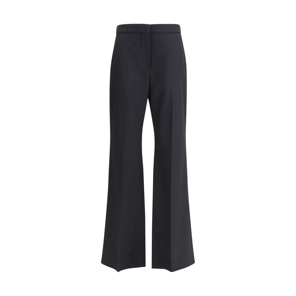Pants by Givenchy for women in wool black features an on trend silhouette with a and bootcut & regular-fit cut in an elegant long for a sophisticated look.