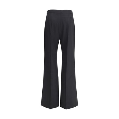 Pants by Givenchy for women in wool black features a stylish silhouette with a stylish bootcut & regular-fit, long, and .