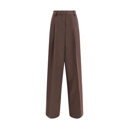 Casual Pants by The Latest for women in polyester & wool brown features a refined silhouette with a refined regular-fit, defined by a and a refined long for a refined finish.