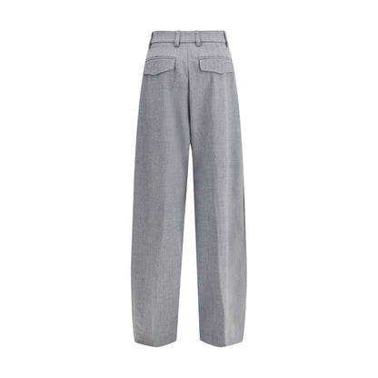 Casual Pants by The Latest for women in polyester & wool gray presents a refined pantology silhouette, artfully defined by a refined pantology regular-fit & wide, long, and a sophisticated .