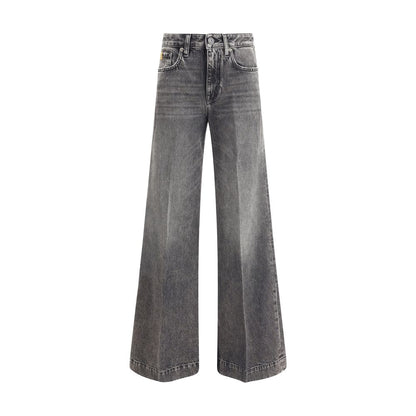 Jeans by Jacob Cohen for women in denim cotton gray & patterned features an sophisticated high rise and relaxed-fit, regular-fit & wide with a precise long, creating a sophisticated and sophisticated silhouette.