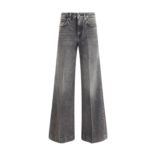 Jeans by Jacob Cohen for women in denim cotton gray & patterned features an sophisticated high rise and relaxed-fit, regular-fit & wide with a precise long, creating a sophisticated and sophisticated silhouette.