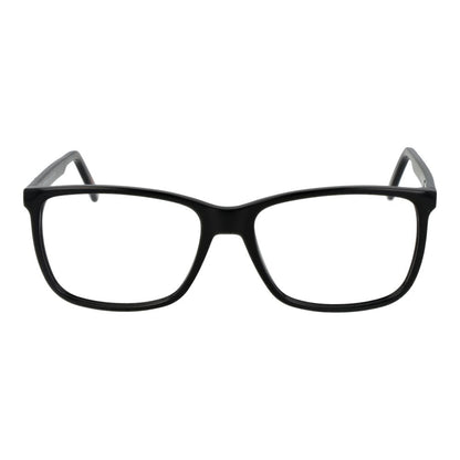 Eyeglasses Frames by Andy Wolf for unisex in acetate black showcases a reflective silhouette, artfully incorporating a sophisticated black coloured frame with a distinct full-frame frame design.