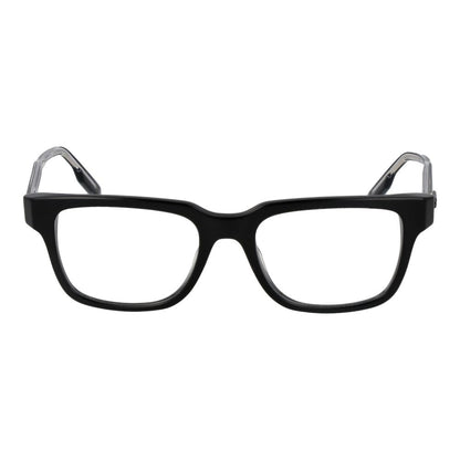 Eyeglasses Frames by Ermenegildo Zegna for men in acetate black showcases a refined full-frame frame design with a refined black coloured frame finish for a refined and sophisticated look.
