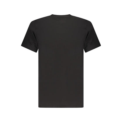 T-Shirt by Tommy Hilfiger for men in cotton black showcases a fashionable silhouette, elegantly detailed with a fashionable and for a sophisticated, high-fashion look.
