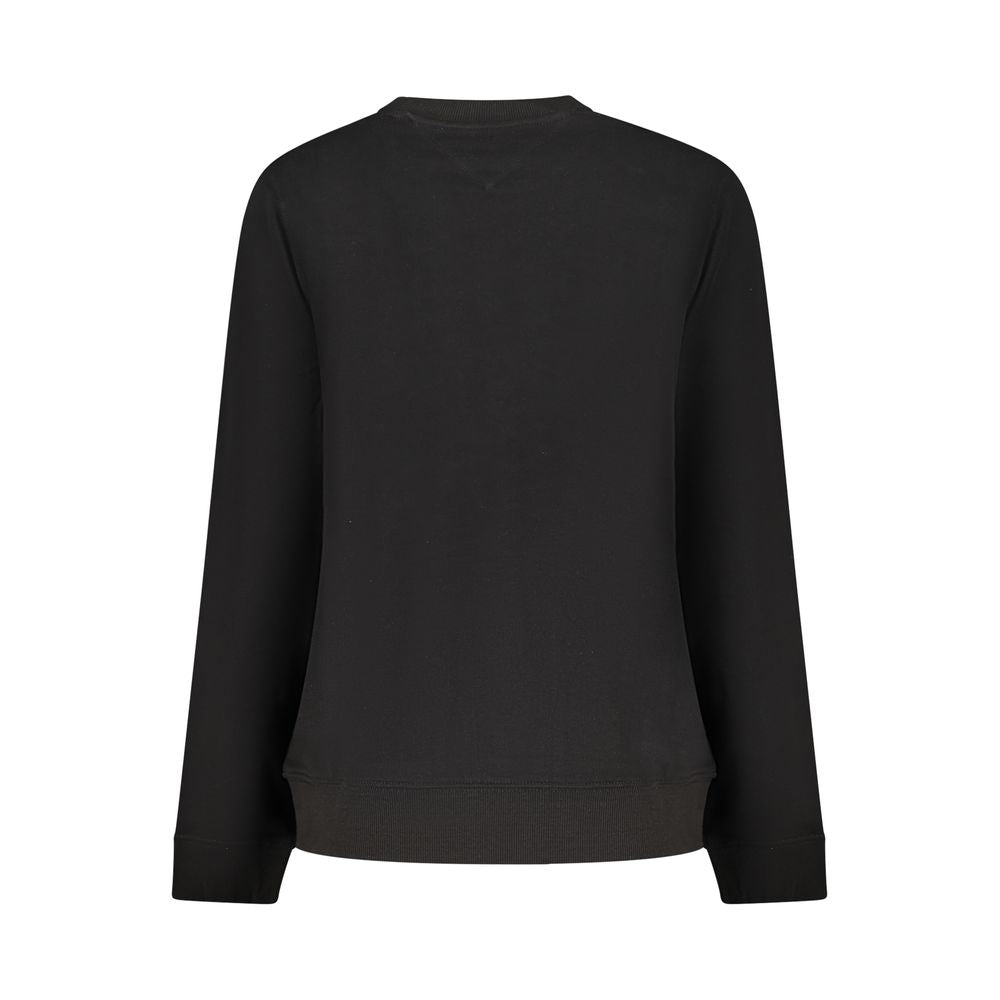 Sweatshirt by Tommy Hilfiger for women in cotton black & print features an provocated silhouette, detailed with a provocated and a refined for a sophisticated aesthetic.