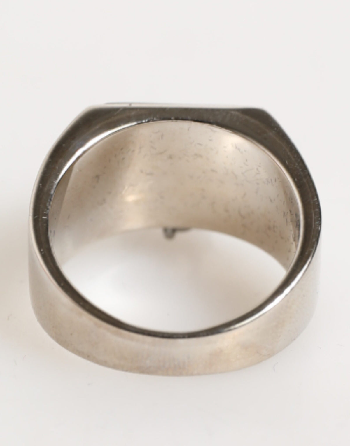 Dolce & Gabbana Men's Silver Brass Ring - Silver
