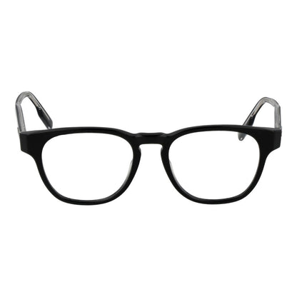 Eyeglasses Frames by Ermenegildo Zegna for men in acetate black showcases a refined full-frame frame design with a refined black coloured frame finish for a refined and sophisticated look.