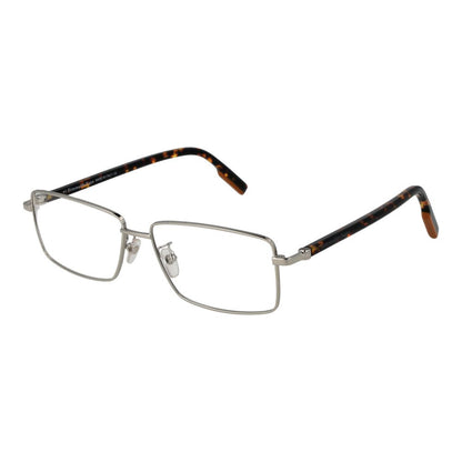 Eyeglasses Frames by Ermenegildo Zegna for men in metal and silver showcases a refined silhouette, detailed with a silver coloured frame finish and a sophisticated full-frame frame design.