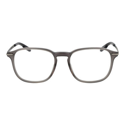 Eyeglasses Frames by Ermenegildo Zegna for men in acetate and gray showcases a refined silhouette, detailed with a gray coloured frame finish and a sophisticated full-frame frame design.