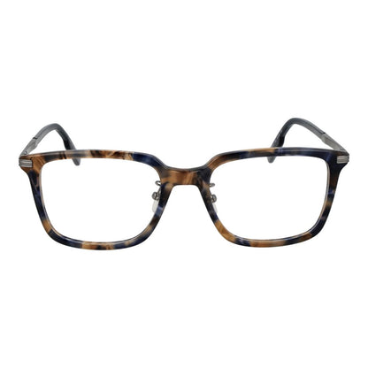 Eyeglasses Frames by Ermenegildo Zegna for men in acetate multicolor showcases a reflective silhouette, artfully incorporating a sophisticated multicolor coloured frame with a distinct full-frame frame design.