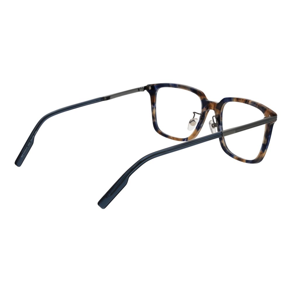 Eyeglasses Frames by Ermenegildo Zegna for men in acetate multicolor showcases a refined full-frame frame design with a refined multicolor coloured frame finish for a refined and sophisticated look.