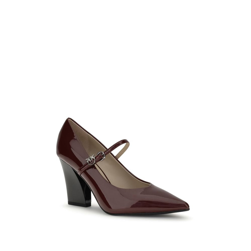 High-Heel Pumps Heels by PINKO for women in bos taurus calf patent leather bordeaux showcases a effortless chic silhouette, perfectly accentuating Women's Bos Taurus Calf Patent Leather High-Heel Pumps Heels with a effortless chic high-heel and effortless chic pointed toe style.