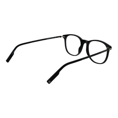 Eyeglasses Frames by Ermenegildo Zegna for men in plastic black features a refined silhouette, showcasing a refined black coloured frame and full-frame frame design for a sophisticated, premium look.