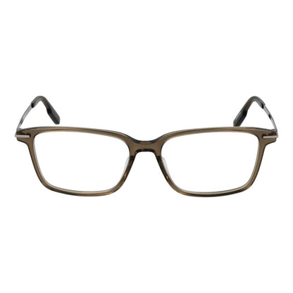 Eyeglasses Frames by Ermenegildo Zegna for men in acetate beige features a refined silhouette, showcasing a refined beige coloured frame and full-frame frame design for a sophisticated, premium look.