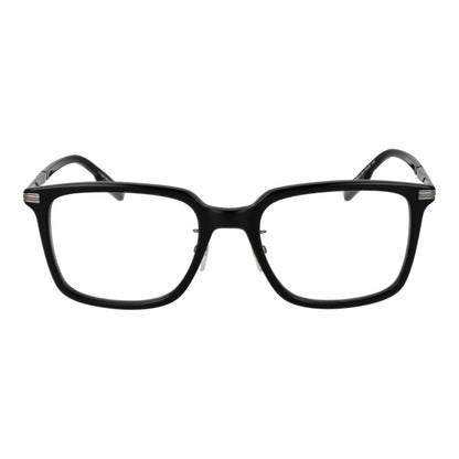 Eyeglasses Frames by Ermenegildo Zegna for men in acetate and black showcases an refined full-frame frame design featuring a sophisticated black coloured frame for an refined and refined aesthetic.
