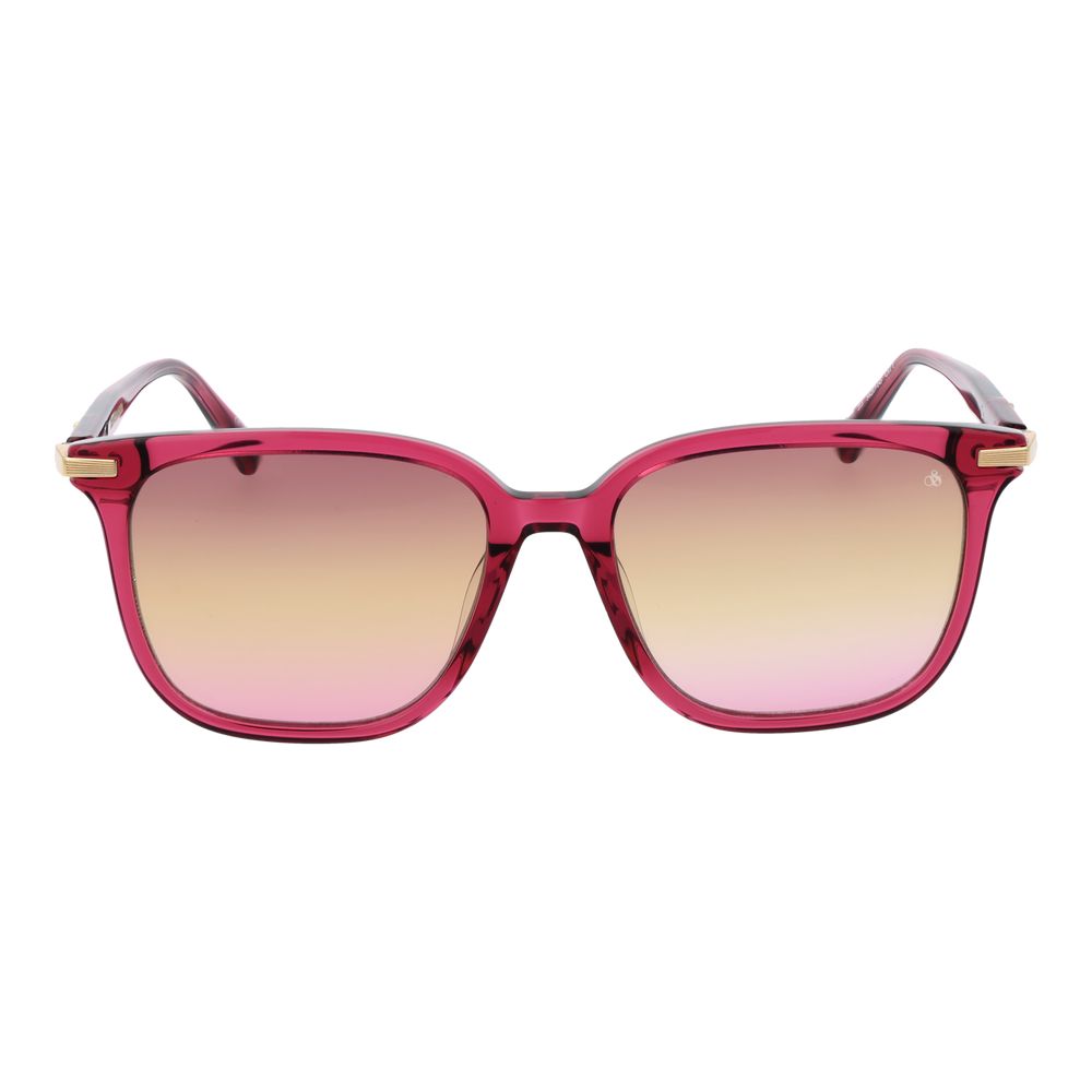 Sunglasses by Scotch & Soda for women in acetate pink showcases a ethereal silhouette, featuring rose coloured frame full-rim square frame design with gradient category-1-light-tint lens for a ethereal finish.