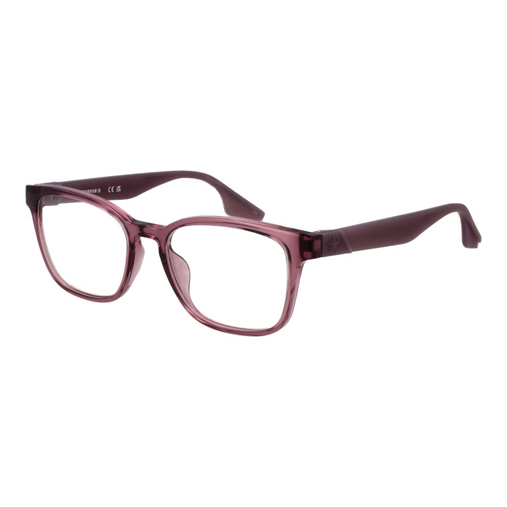 Eyeglasses Frames by Converse for women in stainless steel purple showcases a reflective silhouette, artfully incorporating a sophisticated purple coloured frame with a distinct full-frame frame design.