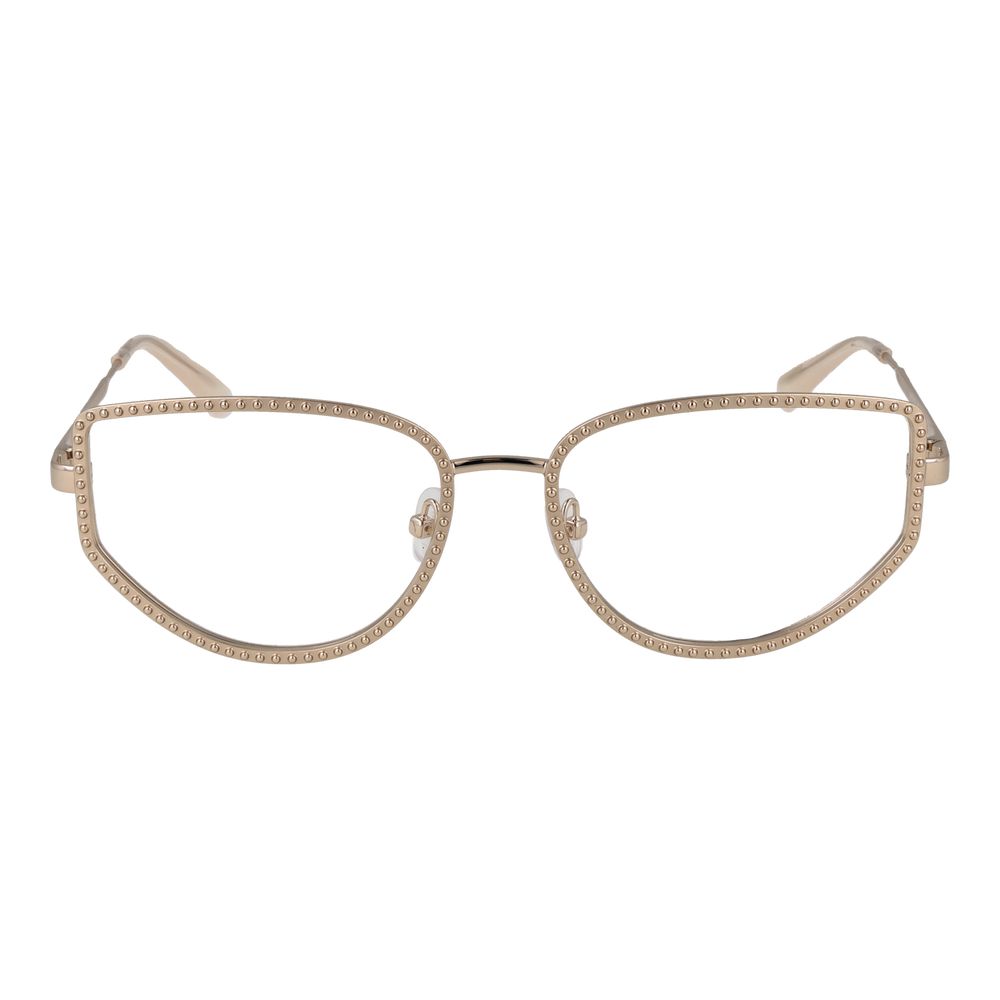 Eyeglasses Frames by Max & Co for women in metal and gold showcases an refined full-frame frame design featuring a sophisticated gold coloured frame for an refined and refined aesthetic.