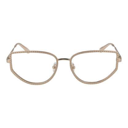 Eyeglasses Frames by Max & Co for women in metal and gold showcases an refined full-frame frame design featuring a sophisticated gold coloured frame for an refined and refined aesthetic.