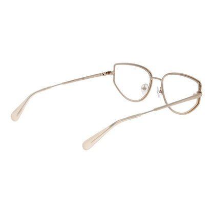 Eyeglasses Frames by Max & Co for women in metal gold features an refined silhouette, showcasing the refined gold coloured frame and sophisticated full-frame frame design.