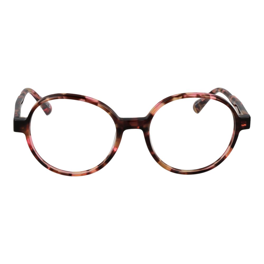 Eyeglasses Frames by Max & Co for women in acetate brown showcases a reflective silhouette, artfully incorporating a sophisticated brown coloured frame with a distinct full-frame frame design.