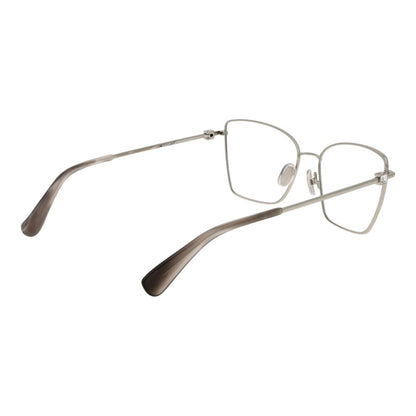 Eyeglasses Frames by Max Mara for women in metal silver showcases a refined full-frame frame design with a refined silver coloured frame finish for a refined and sophisticated look.