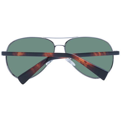 Guess Aviator Non-Polarized Dark-Tint Metal Sunglasses - Silver